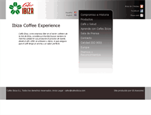 Tablet Screenshot of cafesibiza.com